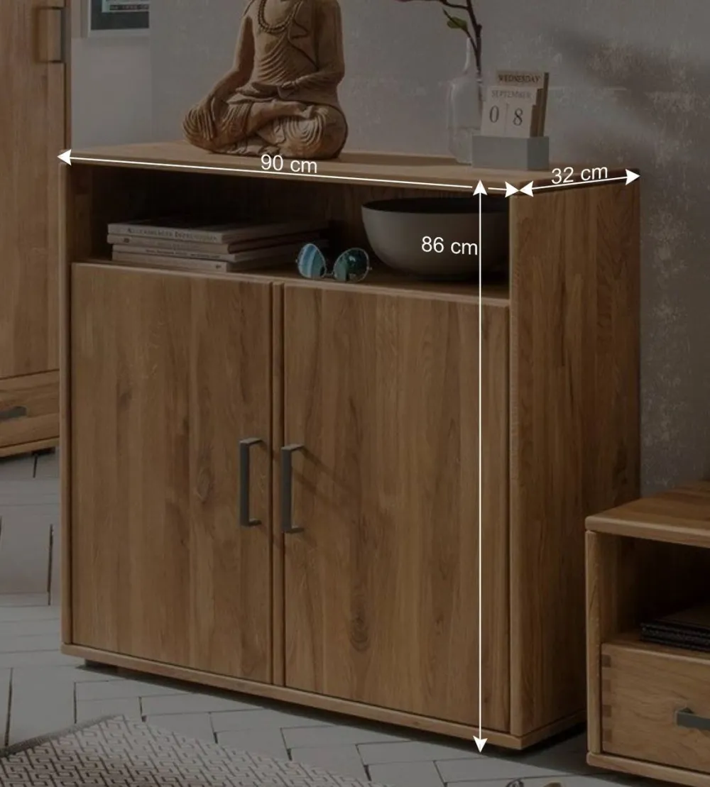 Wohnen Komplett Flureinrichtung aus Holz - Teano (fünfteilig)