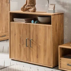 Wohnen Komplett Flureinrichtung aus Holz - Teano (fünfteilig)