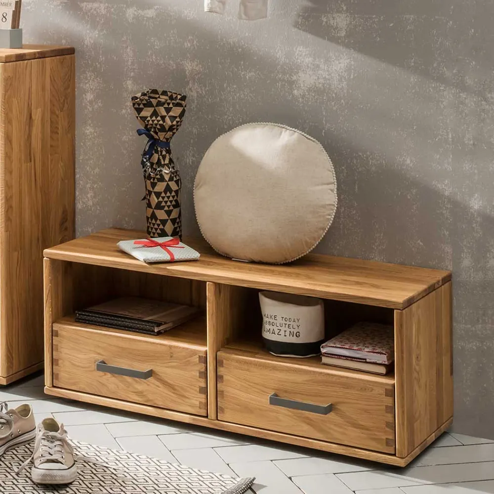 Wohnen Komplett Flureinrichtung aus Holz - Teano (fünfteilig)