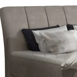 Wohnen Jugendbetten*Komplettbett in Beige Chenillebezug - Tamba