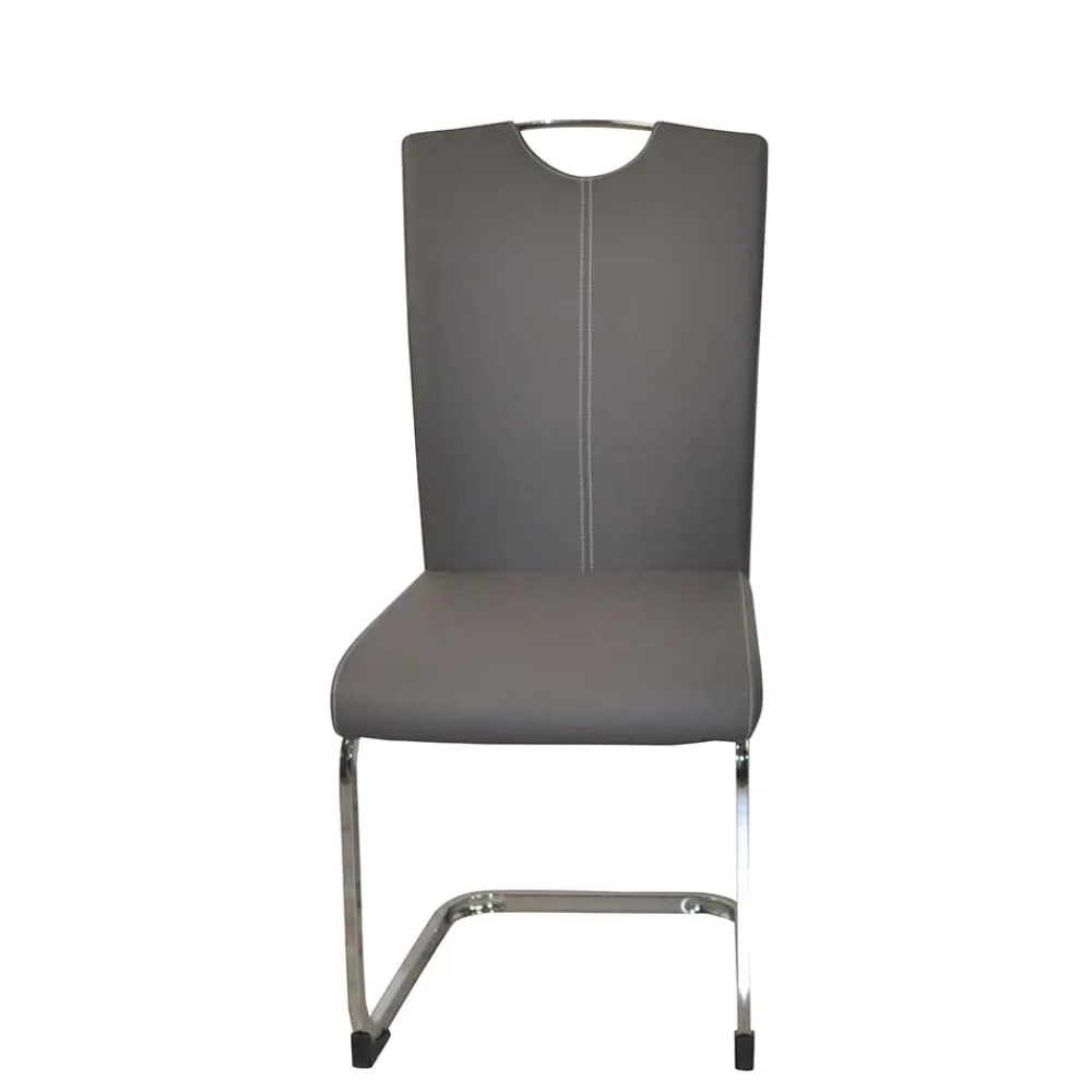 Wohnen Komplette Essgruppe mit Glastisch - Viddalba (fünfteilig)