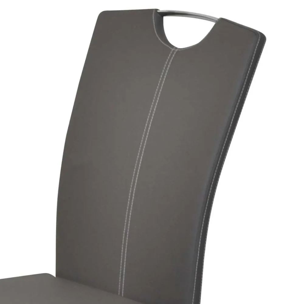 Wohnen Komplette Essgruppe mit Glastisch - Viddalba (fünfteilig)