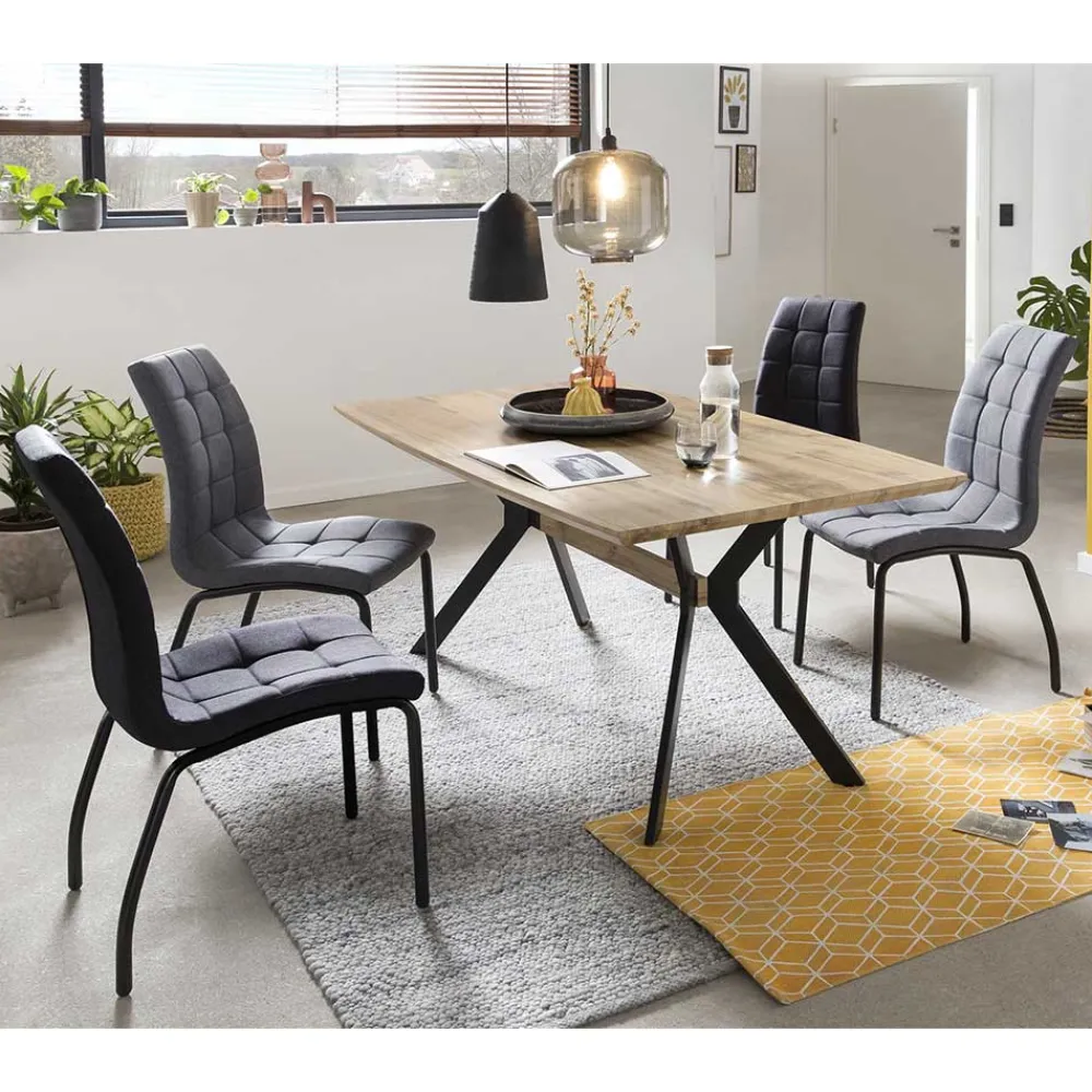 Wohnen Komplette Tischgruppe für vier Personen - Invitus (fünfteilig)