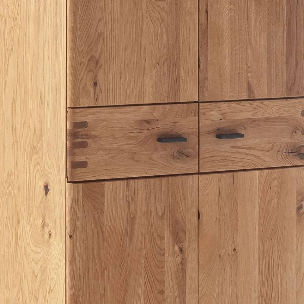 Wohnen Glasmöbel|Diele Komplett*Kompletteinrichtung Diele in Wildeiche - Manaus (fünfteilig)