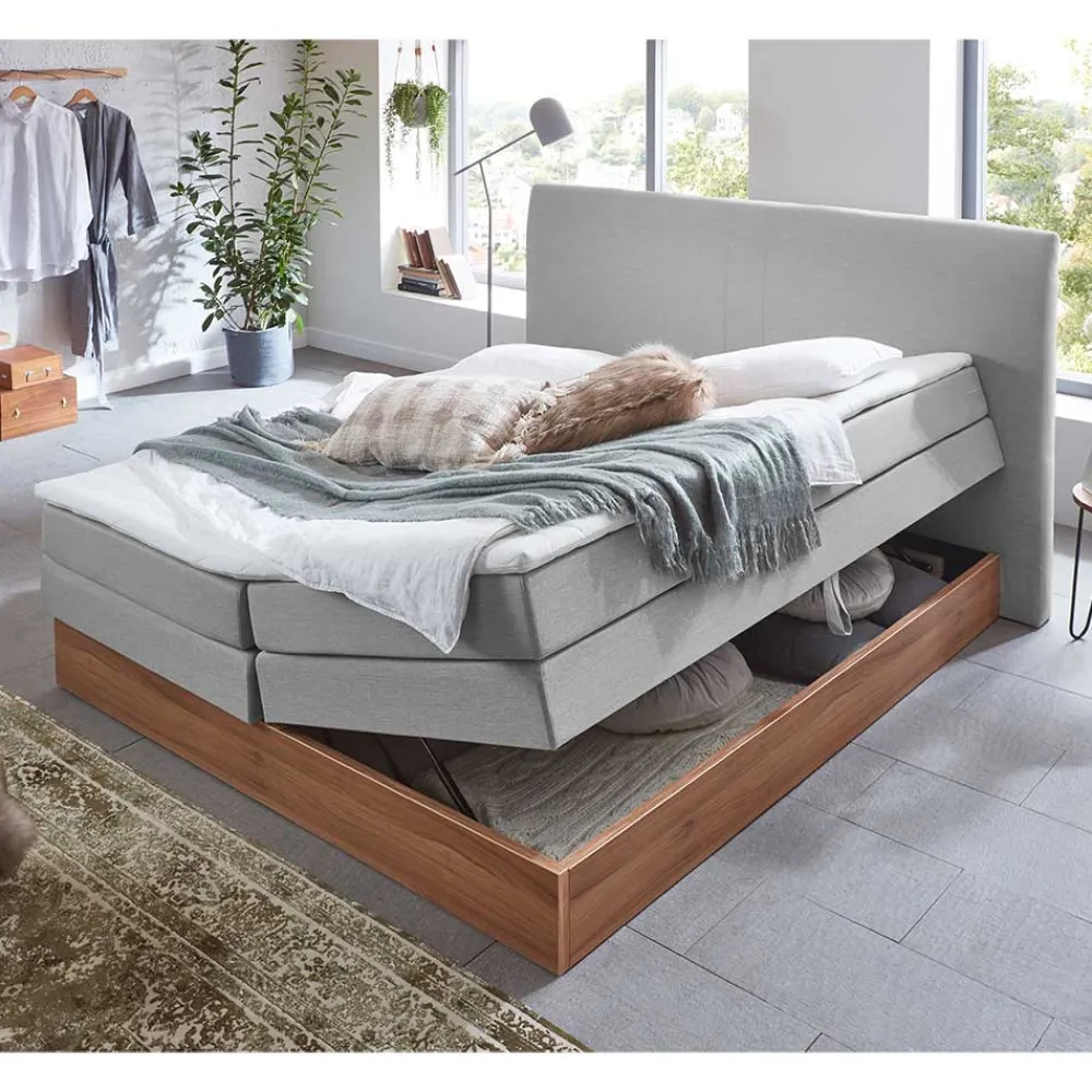 Wohnen Jugendbetten*Komplettes Doppelbett mit Matratzen H2 - Loppia