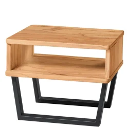 Wohnen Konsole Nachttisch mit Fach aus Wildbuche - Jandina