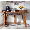 Wohnen Designermöbel*Konsolentisch aus Massivholz sandgestrahlt - Bahiro