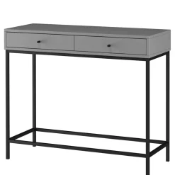 Wohnen Skandinavische Möbel|Graue Möbel*Konsolentisch in Grau mit Schwarz - Lagista
