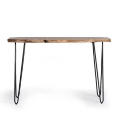 Wohnen Konsolentisch mit Baumkante Holzplatte Akazie - Cornelys