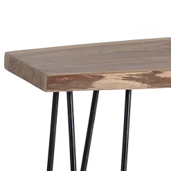 Wohnen Konsolentisch mit Baumkante Holzplatte Akazie - Cornelys