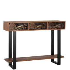 Wohnen Designermöbel*Konsolentisch mit Schnitzerei und Lack - Marcel