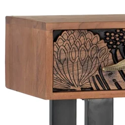 Wohnen Designermöbel*Konsolentisch mit Schnitzerei und Lack - Marcel