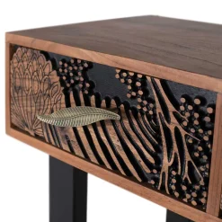 Wohnen Designermöbel*Konsolentisch mit Schnitzerei und Lack - Marcel