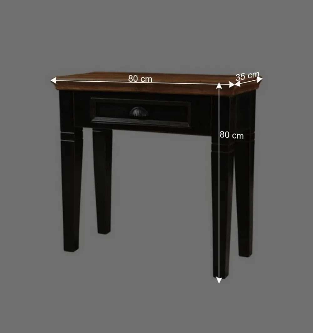 Wohnen Telefontische*Konsolentisch Sentiments in Schwarz