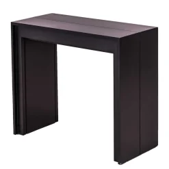 Wohnen Konsolentisch verlängerbar als großer Esstisch Sumilar in Schwarz