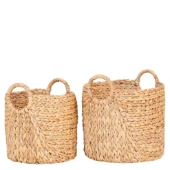 Wohnen Rattanmöbel*Körbe mit Henkeln Set - Orsidio (2er Set)