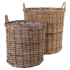 Wohnen Rattanmöbel*Kubu Rattan Körbe in Braun - Veracruz (zweiteilig)