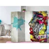 Kinder Wohnen Kunst Paravent Graffiti Druck - Finore