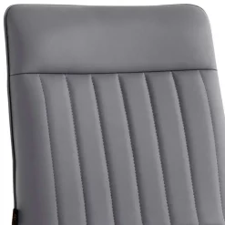 Wohnen Kunstleder Barstühle in Grau - Eleganto (2er Set)