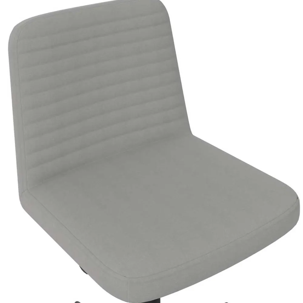 Wohnen Kunstleder Bürostuhl in Grau - Ecero