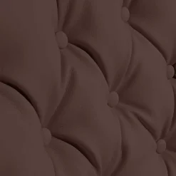 Wohnen Kunstleder Ohrensessel in Braun - Ziller