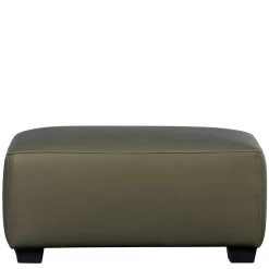 Wohnen Kunstleder Polsterhocker 88x40x64 cm - Olterva