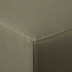 Wohnen Kunstleder Polsterhocker 88x40x64 cm - Olterva