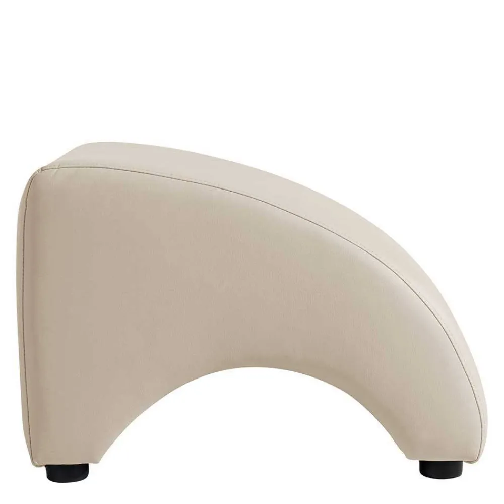 Wohnen Designermöbel*Kunstleder Polstersessel in Cremefarben - Durango