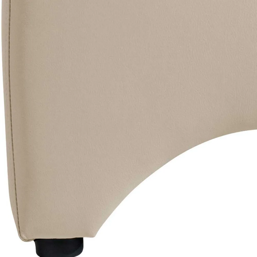 Wohnen Designermöbel*Kunstleder Polstersessel in Cremefarben - Durango