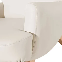 Wohnen Designermöbel*Kunstleder Polstersessel in Cremefarben - Durango