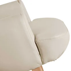 Wohnen Designermöbel*Kunstleder Polstersessel in Cremefarben - Durango