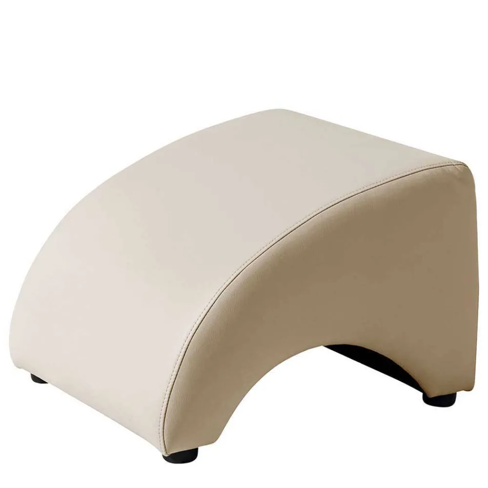 Wohnen Designermöbel*Kunstleder Polstersessel in Cremefarben - Durango