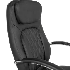 Wohnen Bürostühle*Kunstleder Schreibtischsessel in Schwarz - Elliot