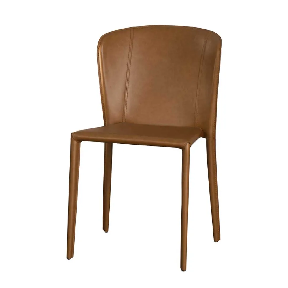 Wohnen Kunstleder Stuhl komplett bezogen - Matrera (2er Set)