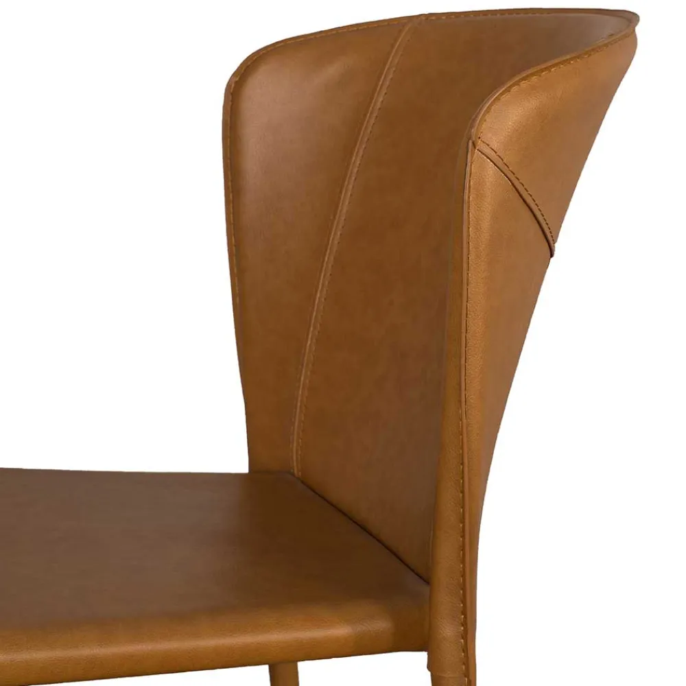 Wohnen Kunstleder Stuhl komplett bezogen - Matrera (2er Set)