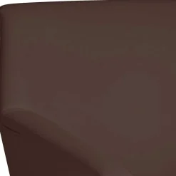 Wohnen Braune Möbel|Retro Möbel*Kunstleder-Sessel in Braun und Buche Natur - Astina