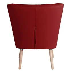 Wohnen Kunstledersessel in Rot - Lilano