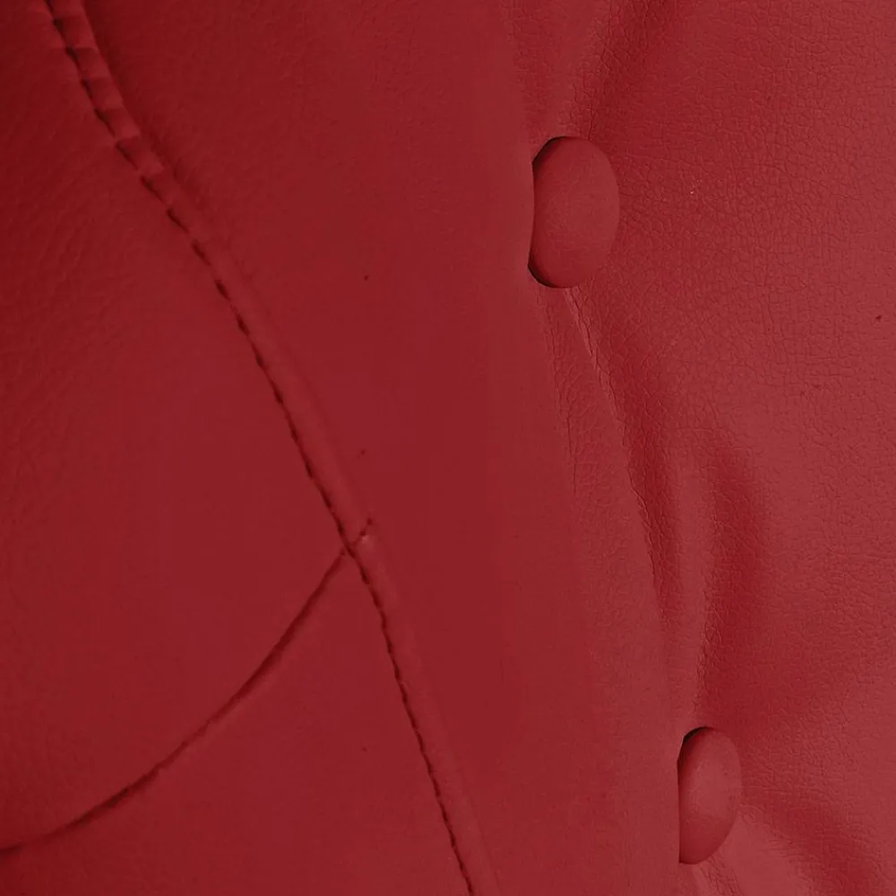 Wohnen Kunstledersessel in Rot - Lilano