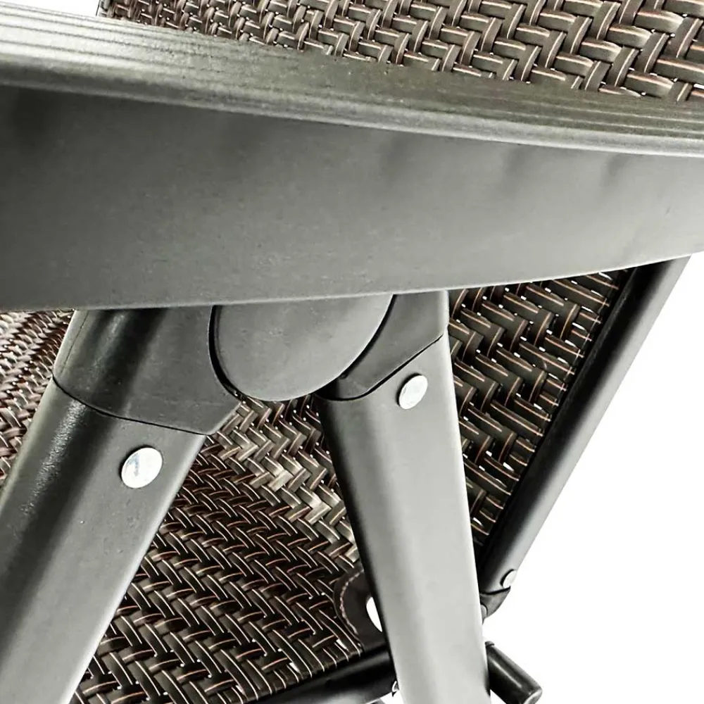 Wohnen Kunstrattan Klappsessel in Braun - Megan