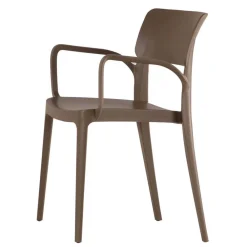 Wohnen Kunststoffstühle mit Armlehnen - stapelbar - Nagati (4er Set)