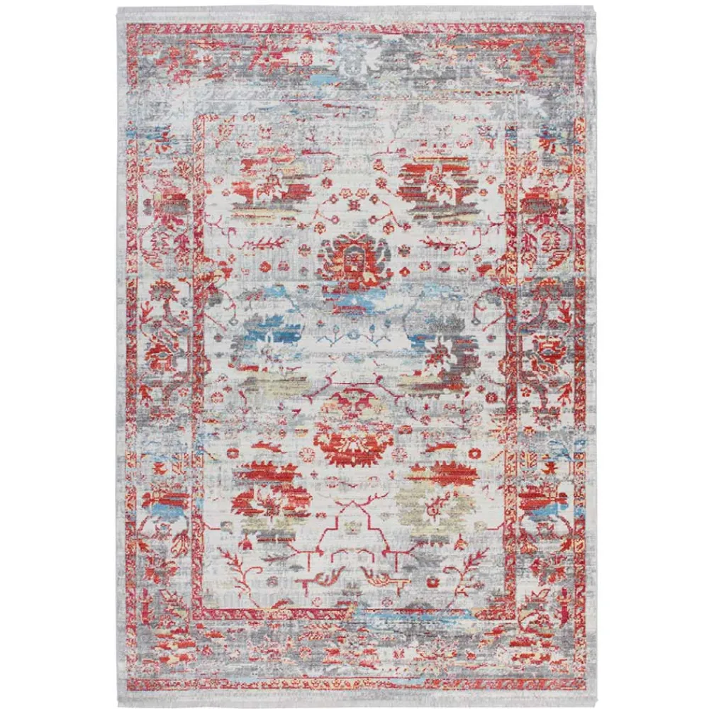 Wohnen Kurzflor Teppich mit Vintage Orient Motiv - Java