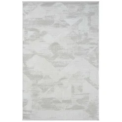 Wohnen Kurzfloriger Teppich in Beige & Creme - Helsico