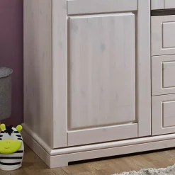 Wohnen Kinderkleiderschränke|Babyzimmerschränke*Landhaus Baby Kleiderschrank mit Schubladen - Rimesca