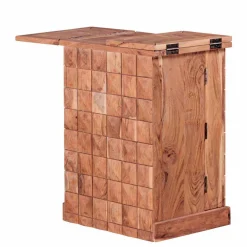 Wohnen Landhaus Barschrank Oridano aus Holz Akazie massiv