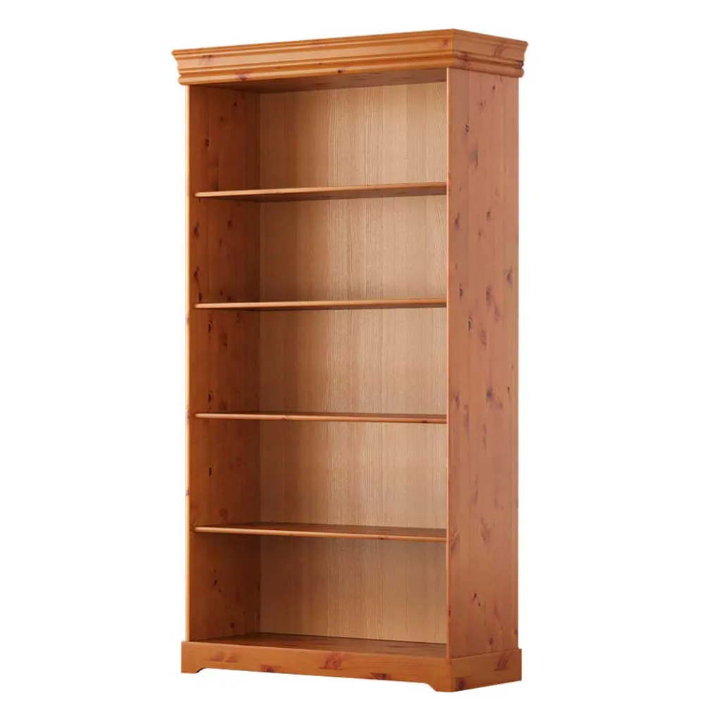 Wohnen Landhaus Bücherregal aus Kiefer Massivholz - Lusanne