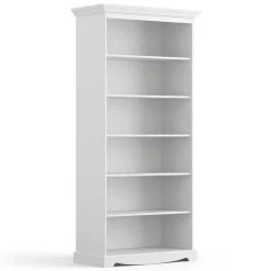 Wohnen Landhaus Bücherregal in Weiß lackiert - Indico