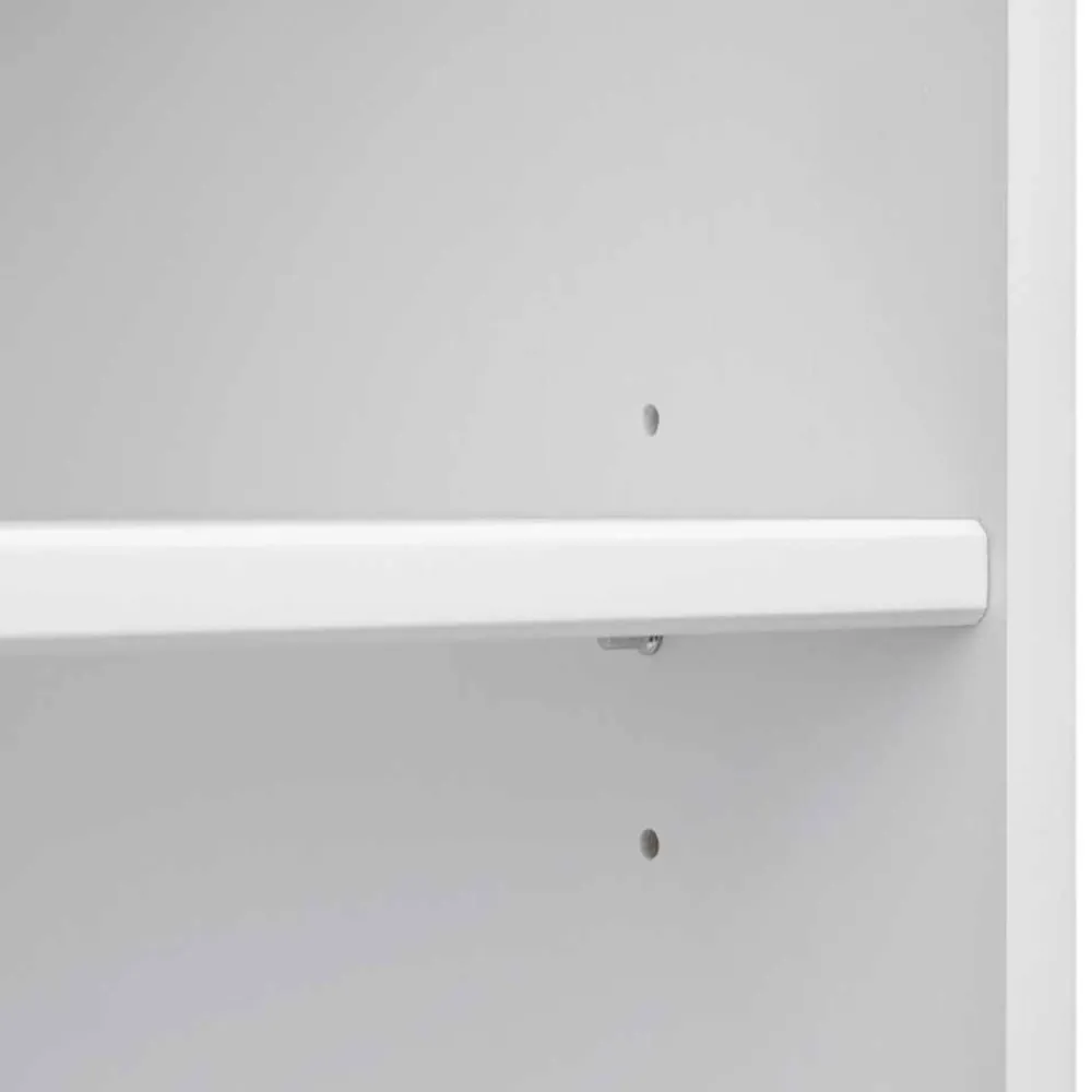 Wohnen Landhaus Bücherregal in Weiß lackiert - Indico