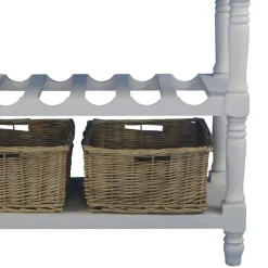 Wohnen Massivholzmöbel|Esszimmertische*Landhaus Beistelltisch Cultures in Weiß