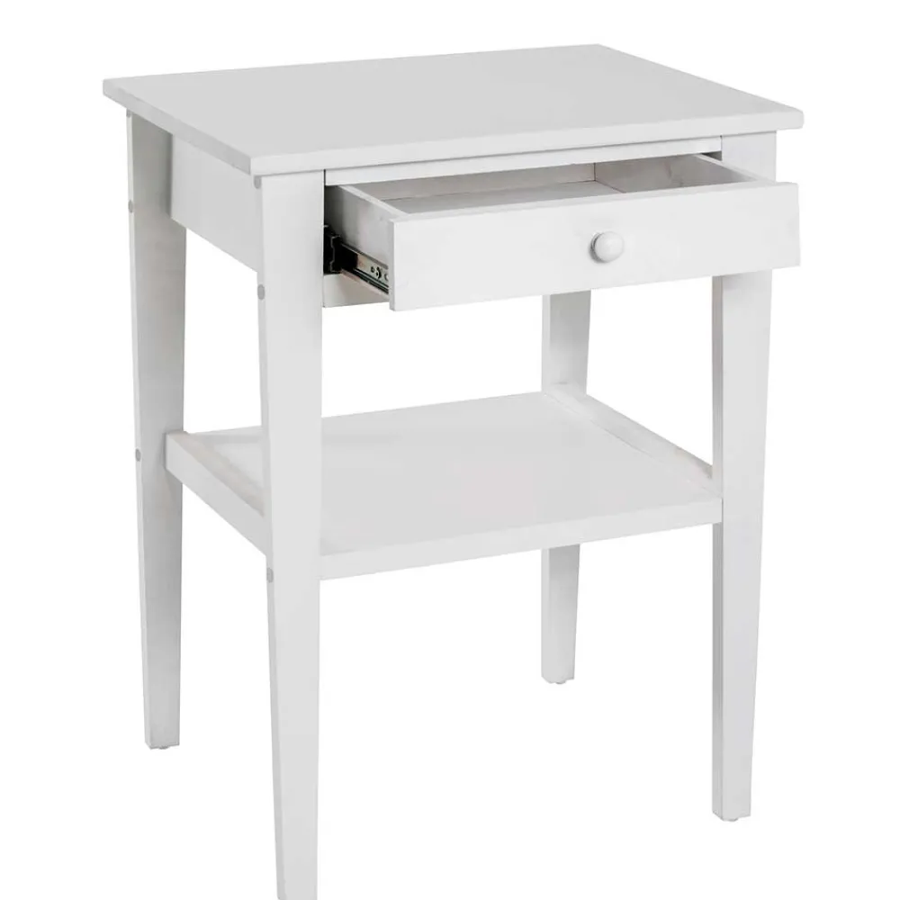 Wohnen Landhaus Beistelltisch mit Schublade & Ablage - Spiritov