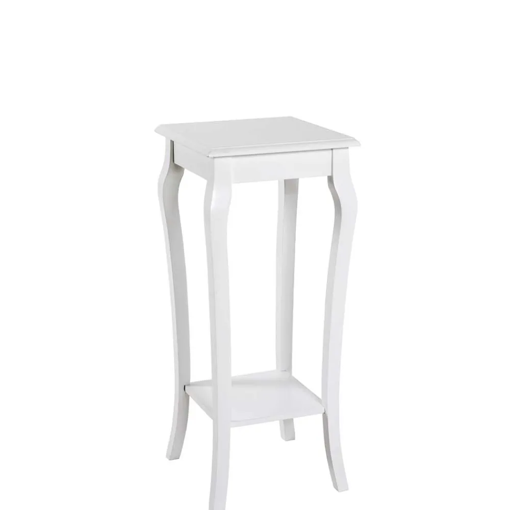 Wohnen Vintage Möbel|Telefontische*Landhaus Blumentisch in Weiß lackiert - Emdan